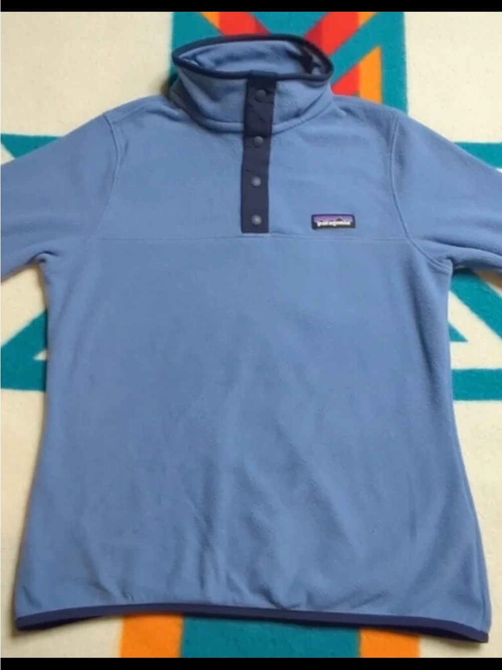 Patagonia Blue Synchilla Snap-T Fleece Pullover
